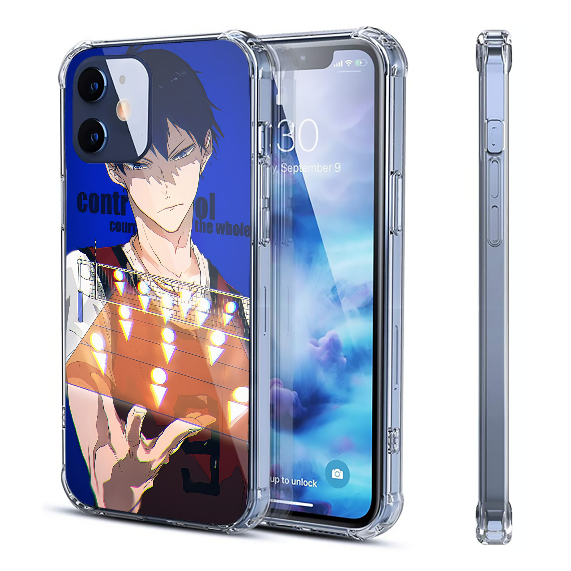 （画像用） ハイキュー!! Haikyu!! 【iPhone 12シリーズ対応】透明スマホケース（クリアソフトケース）